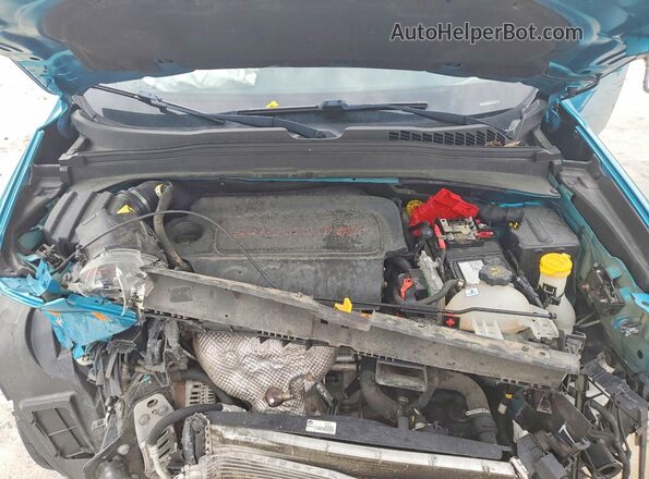ZACNJBBBXLPL99444 2020 JEEP RENEGADE Turquoise Вид підкапотного простору