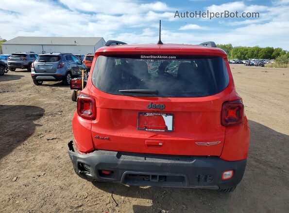 ZACNJBC10KPK08750 2019 JEEP RENEGADE Red უკანა ხედი
