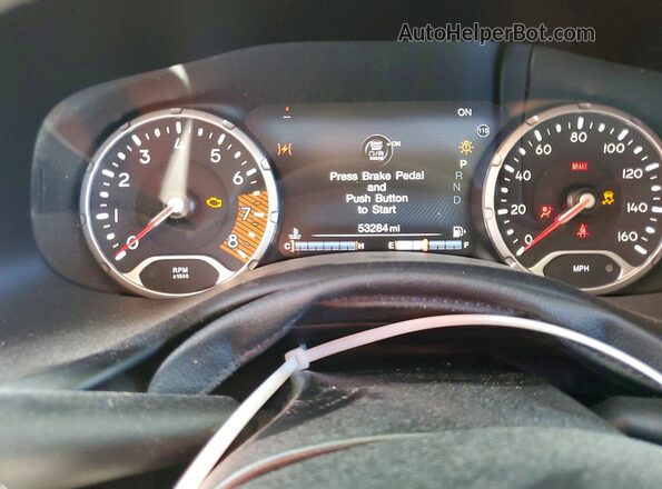 ZACNJBC10LPL86515 2020 JEEP RENEGADE White Instrument cluster view