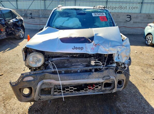 ZACNJBC12KPK39580 2019 JEEP RENEGADE Silver Front view