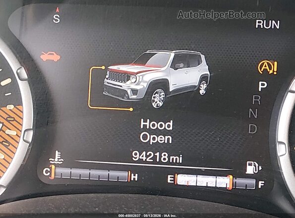 ZACNJBC12LPL03537 2020 JEEP RENEGADE Серый 