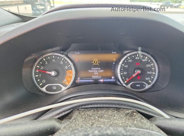 ZACNJBC12LPL47053 2020 JEEP RENEGADE White Սարքավորումների վահանակի տեսք