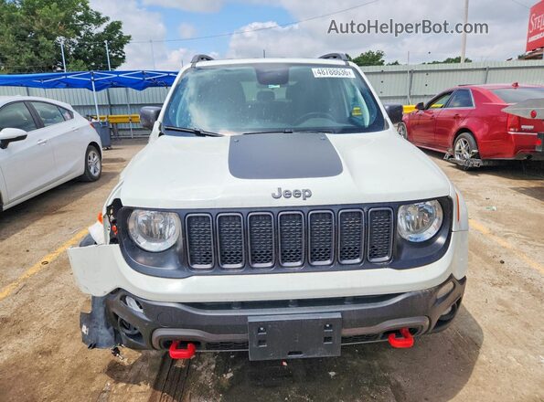 ZACNJBC12LPL47053 2020 JEEP RENEGADE White Դիմացի տեսք