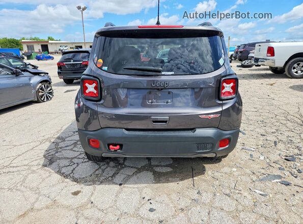 ZACNJBC18KPJ95844 2019 JEEP RENEGADE Gray Rear view