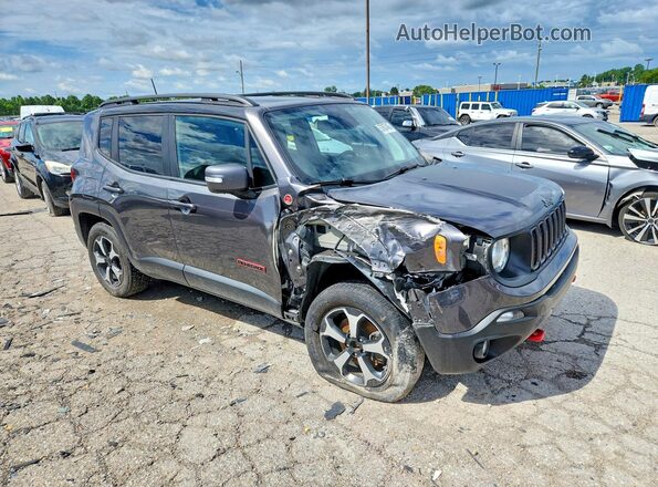 ZACNJBC18KPJ95844 2019 JEEP RENEGADE Gray Front right