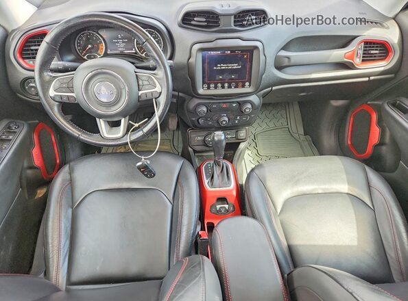 ZACNJBC18KPJ95844 2019 JEEP RENEGADE Gray Dashboard view