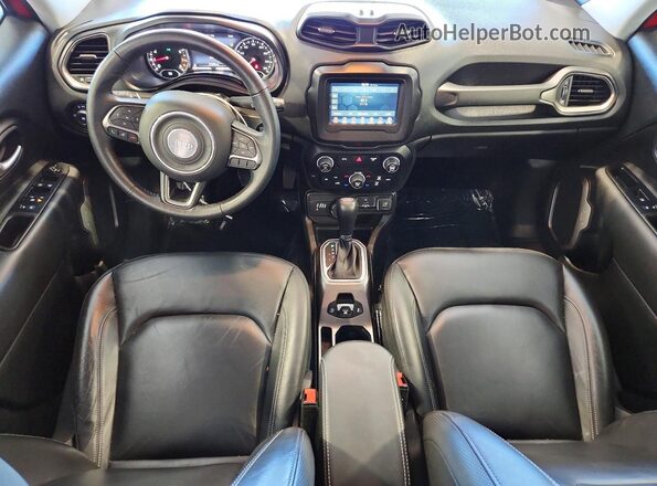 ZACNJBD13LPM02253 2020 JEEP RENEGADE Красный Вид панели приборов