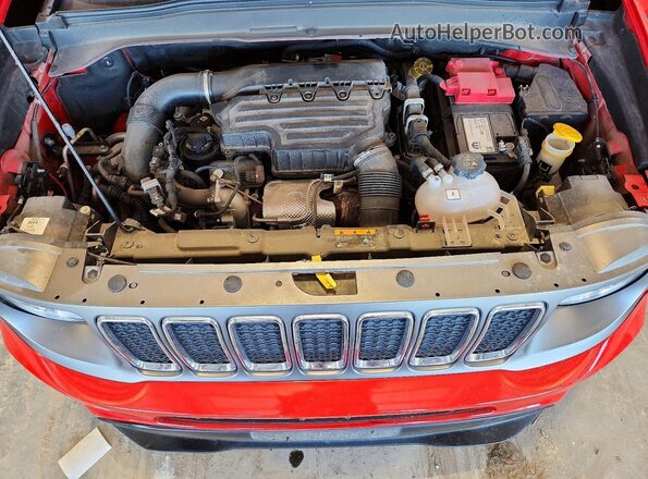 ZACNJBD13LPM02253 2020 JEEP RENEGADE Красный Вид задней части салона