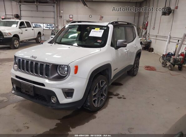 ZACNJBD14KPK76578 2019 JEEP RENEGADE White Przód lewy