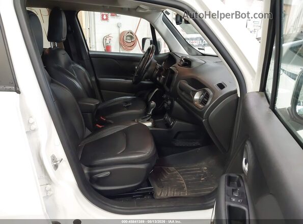 ZACNJBD14KPK76578 2019 JEEP RENEGADE White Widok wnętrza z przodu