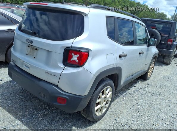 ZACNJCAB0MPM13151 2021 JEEP RENEGADE Silver Задня права чверть