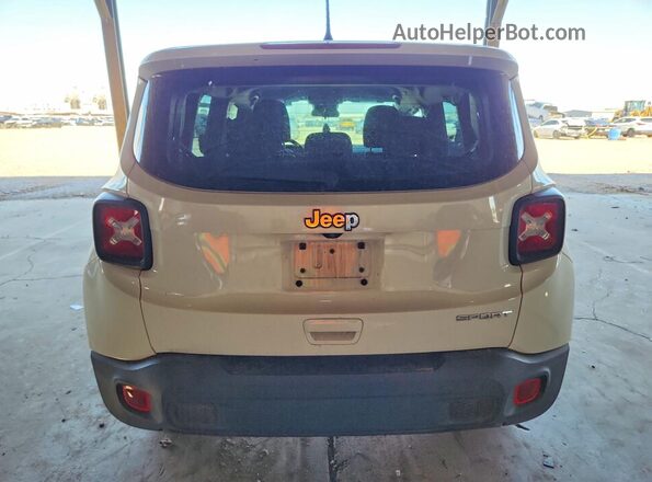 ZACNJCAB0MPM21749 2021 JEEP RENEGADE White Вид ззаду