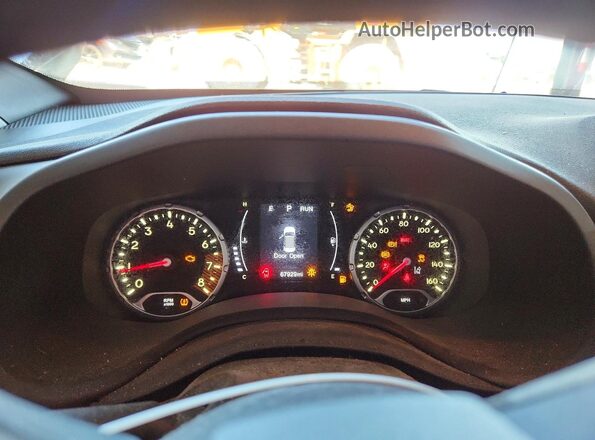 ZACNJCAB0MPM21749 2021 JEEP RENEGADE White Вид щитка приладів