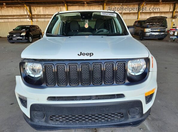 ZACNJCAB0MPM21749 2021 JEEP RENEGADE White Вид спереду