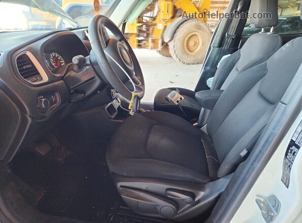 ZACNJCAB0MPM21749 2021 JEEP RENEGADE White Вид салону спереду