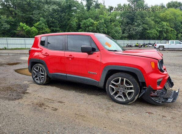 ZACNJCAB0MPM36025 2021 JEEP RENEGADE Red წინა მარჯვენა