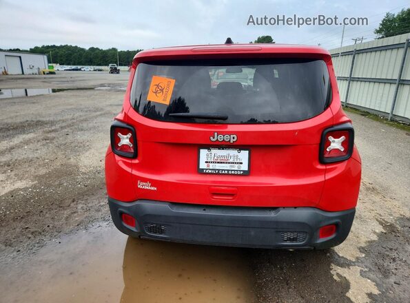 ZACNJCAB0MPM36025 2021 JEEP RENEGADE Red უკანა ხედი