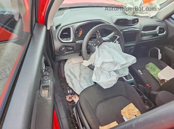 ZACNJCAB0MPM36025 2021 JEEP RENEGADE Red წინა პანელის ხედი