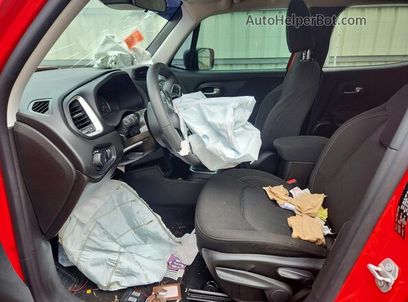 ZACNJCAB0MPM36025 2021 JEEP RENEGADE Red წინა სალონის ხედი