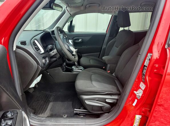 ZACNJCAB7MPM16029 2021 JEEP RENEGADE Red Вид салону спереду
