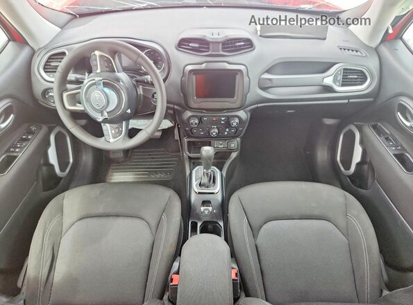 ZACNJCAB7MPM16029 2021 JEEP RENEGADE Red Вид панелі приладів
