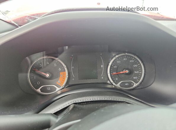ZACNJCAB7MPM16029 2021 JEEP RENEGADE Red Вид щитка приладів
