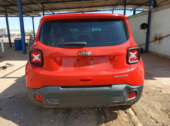 ZACNJCAB7MPM49841 2021 JEEP RENEGADE Красный Вид сзади