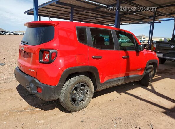 ZACNJCAB7MPM49841 2021 JEEP RENEGADE Красный Задняя правая четверть