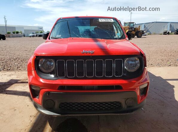 ZACNJCAB7MPM49841 2021 JEEP RENEGADE Красный Вид спереди