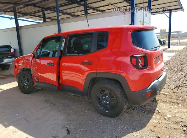 ZACNJCAB7MPM49841 2021 JEEP RENEGADE Красный Задняя левая четверть