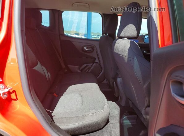 ZACNJCAB7MPM49841 2021 JEEP RENEGADE Красный Вид задней части салона