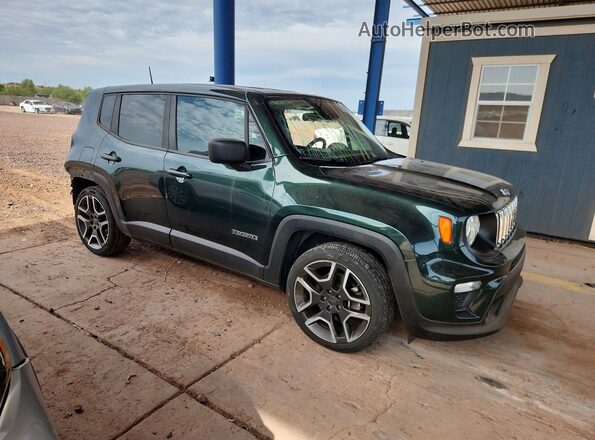 ZACNJCAB8MPM44468 2021 JEEP RENEGADE Green წინა მარჯვენა