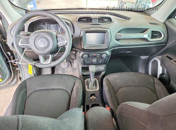 ZACNJCAB8MPM44468 2021 JEEP RENEGADE Green წინა პანელის ხედი