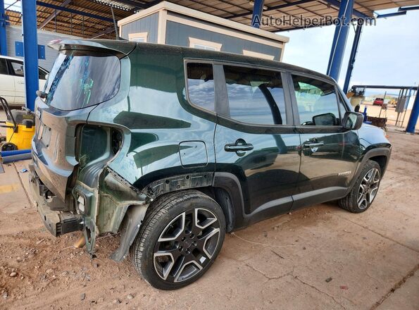 ZACNJCAB8MPM44468 2021 JEEP RENEGADE Green უკანა მარჯვენა
