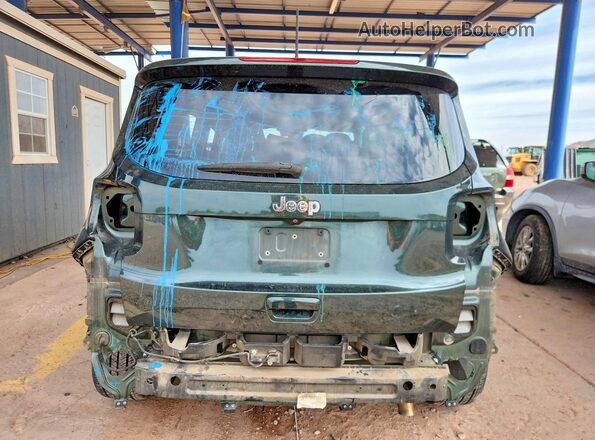 ZACNJCAB8MPM44468 2021 JEEP RENEGADE Green უკანა ხედი