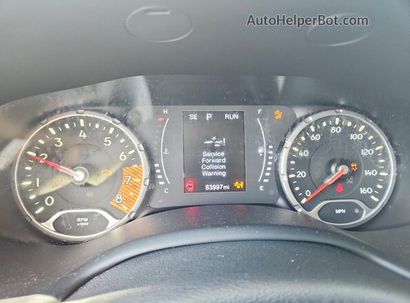 ZACNJCABXMPM65189 2021 JEEP RENEGADE Black Instrument cluster view