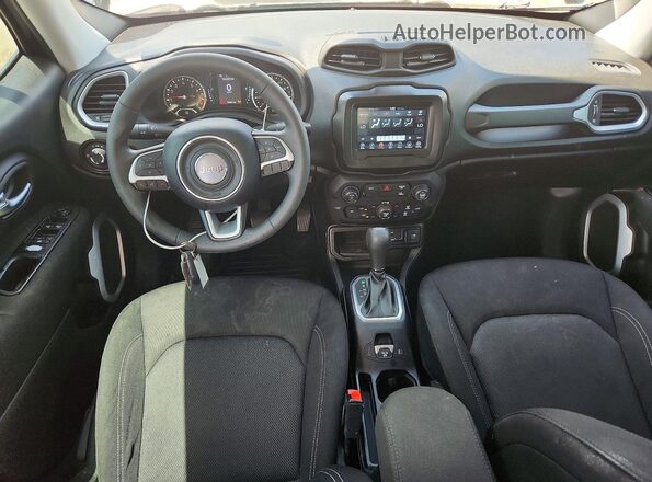 ZACNJCABXMPM65189 2021 JEEP RENEGADE Black Dashboard view