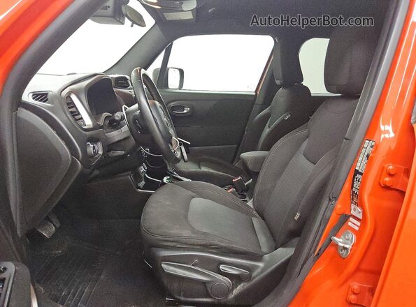 ZACNJCB12MPN27738 2021 JEEP RENEGADE Orange Widok wnętrza z przodu
