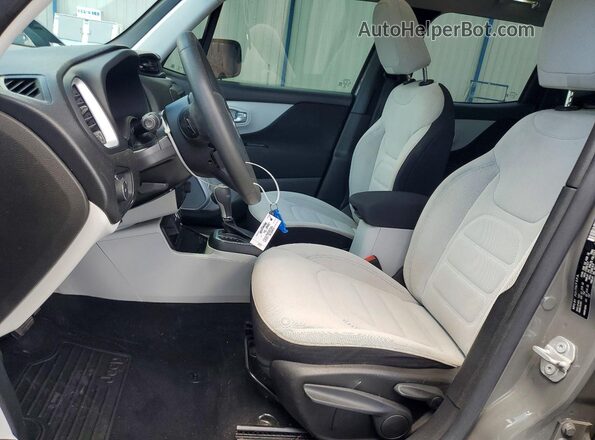 ZACNJCB14MPM52881 2021 JEEP RENEGADE Gray Widok wnętrza z przodu