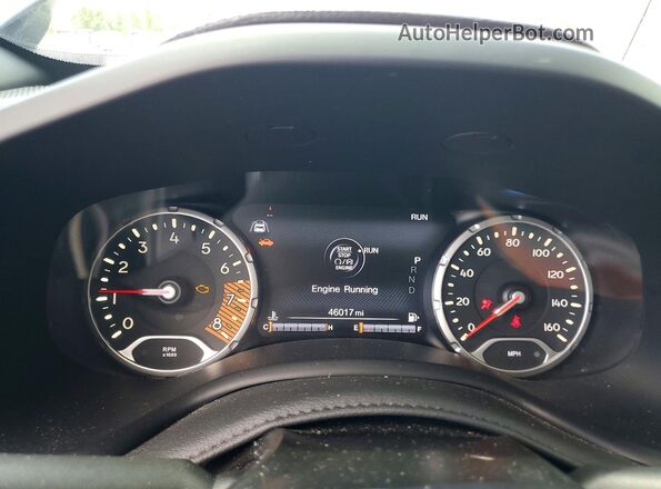 ZACNJCB14MPM52881 2021 JEEP RENEGADE Gray Widok zestawu wskaźników