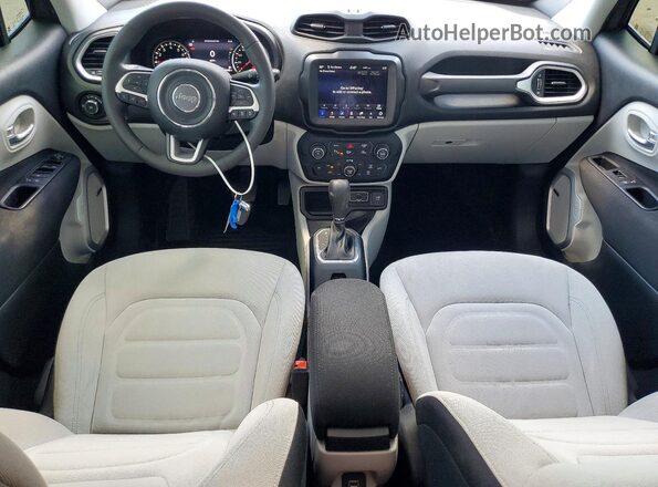 ZACNJCB14MPM52881 2021 JEEP RENEGADE Gray Widok deski rozdzielczej