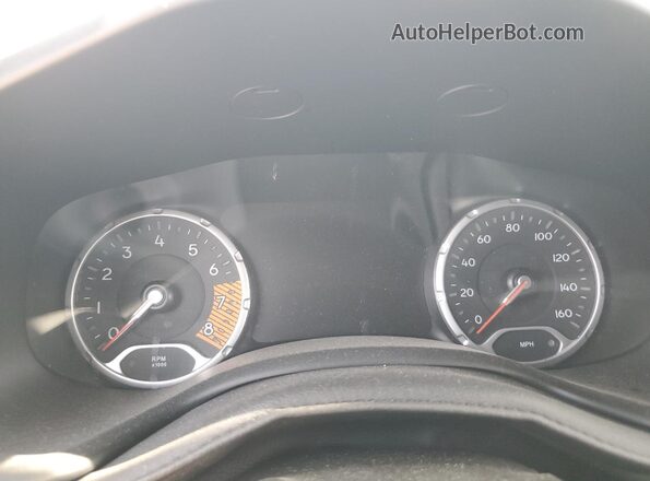 ZACNJCBB0MPM96708 2021 JEEP RENEGADE Black Вид щитка приладів
