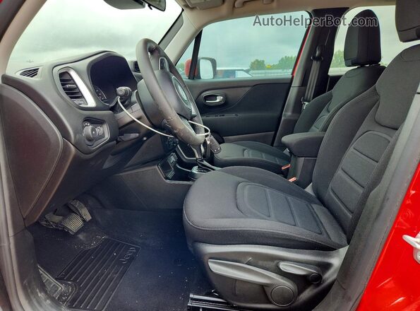 ZACNJCBB0MPN22031 2021 JEEP RENEGADE Red Вид салону спереду