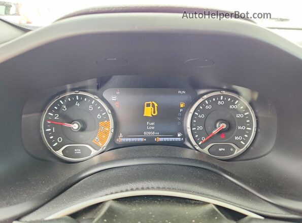 ZACNJCBB0MPN22031 2021 JEEP RENEGADE Red Вид щитка приладів