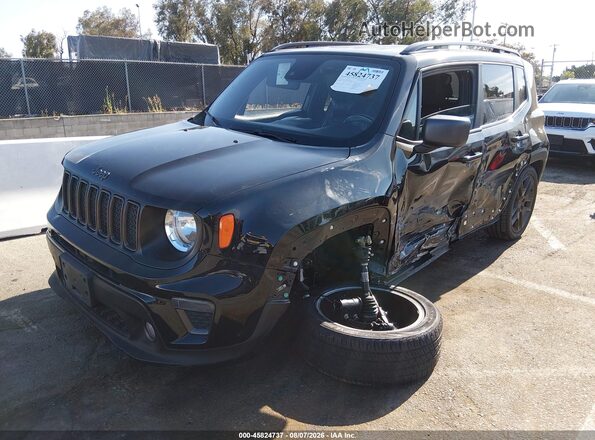 ZACNJCBB8MPM26941 2021 JEEP RENEGADE Черный Передняя левая четверть