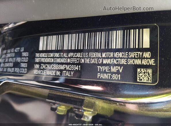 ZACNJCBB8MPM26941 2021 JEEP RENEGADE Черный Вид подкапотного пространства