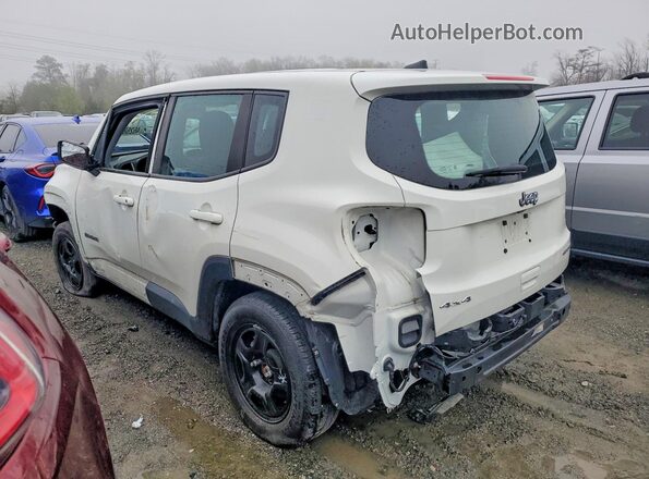 ZACNJDA10NPN51562 2022 JEEP RENEGADE Белый Задняя левая четверть