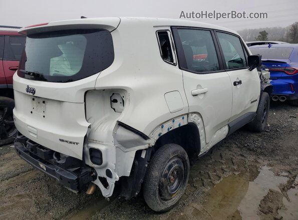 ZACNJDA10NPN51562 2022 JEEP RENEGADE Белый Задняя правая четверть