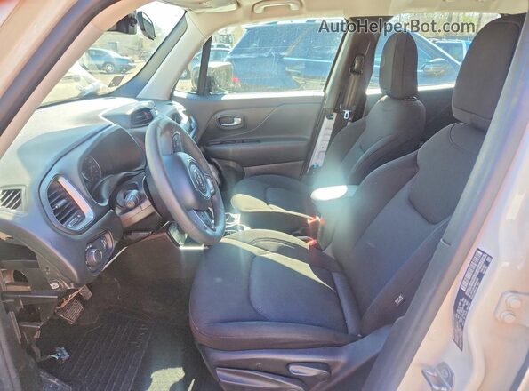 ZACNJDA10NPN51562 2022 JEEP RENEGADE Белый Вид салона спереди