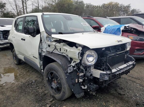 ZACNJDA10NPN51562 2022 JEEP RENEGADE Белый Передняя правая четверть